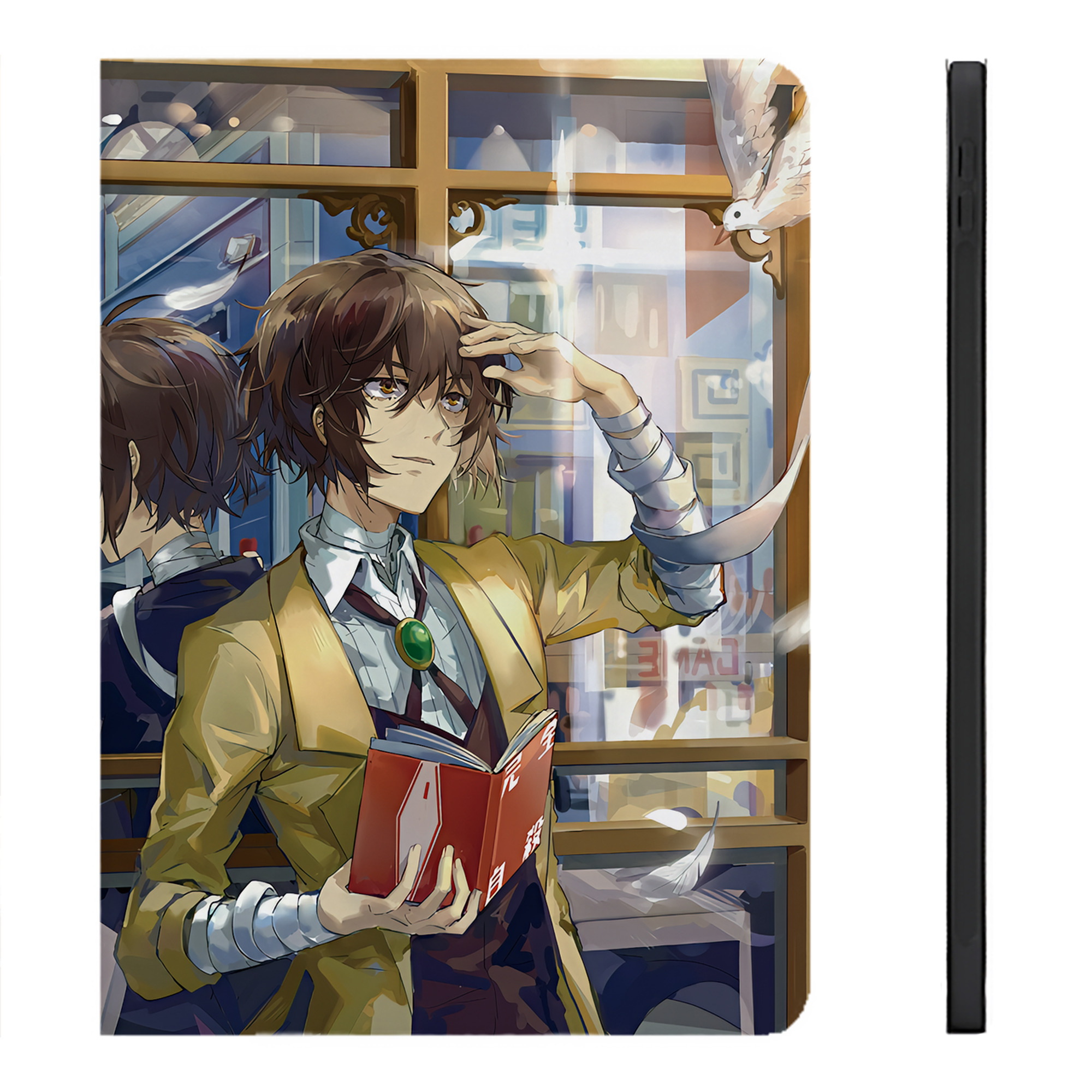 （画像用） 文豪ストレイドッグス Bungo Stray Dogs IPadケース ペンホルダー付き ブックスタイルデザイン